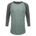 thumbnail image 1 of FashionOutfit Men's Basic Lightweight Baseball Raglan Shirt, 1 of 3