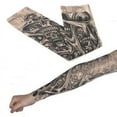 thumbnail image 1 of 6pcs Fake Nylon Temporary Tattoo Sleeves Arm Stockings For Cool New, 1 of 8