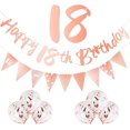 thumbnail image 1 of Birthday Decoration Reusable Banner Bright Shiny Confetti Clear Sequins Latex Balloons Exquisite Appearance for Wedding Ornament Type 1, 1 of 9