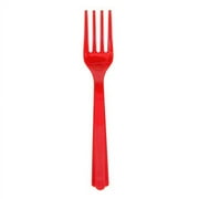 Way to Celebrate! Red Plastic Forks, 24ct