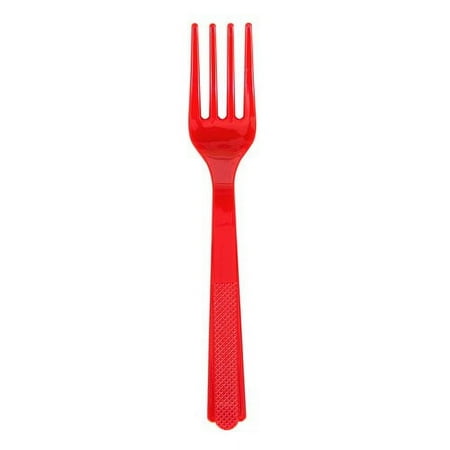 Way to Celebrate! Red Plastic Forks, 24ct