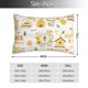 thumbnail image 2 of Fotbe Farm Bee Cute Honey Funda de Almohada Decorativa Estilo Occidental, Lujo en Algodón, Fundas para Almohadas King, Cojín Estampado para Decoración del Hogar-14"x20", 2 of 6