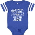 thumbnail image 3 of Inktastic Brave Smart Loyal Kind Fun Loved All of the Above Boys or Girls Baby Bodysuit, 3 of 5