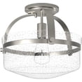 thumbnail image 5 of Designers Fountain Jaxon Brushed Nickel 1 Light Semi Flush Mount Ceiling Light, 90611-BN, 5 of 8