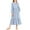 Blue, variant on UQJfacai Girls Ruffle Maxi Dress Striped Long Sleeve Crewneck Casual Flowy Tiered Dress with Pockets Party Holiday Outfits 4-15 Years