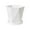 White, variant on MOQIN Plant Pots Indoor Plastic Flower Pots Outdoor 5 inch Outdoor Planter Pot with Drainage Holes & Saucers, Resin Decorative Garden Pots Planters- Plastic Planters