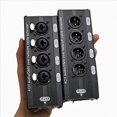 thumbnail image 5 of 4 Pair 4 Channel XLR/ Audio RJ45 Cat5/Cat6 Ethernet Extender XLR Extender Transceiver for Live Stage, 5 of 5