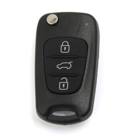 Folding Flip Key Shell Remote Case 3 Button For Kia Rondo Sportage Soul ...