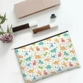 thumbnail image 6 of Cauagu Dinosaur for Tyvek Makeup Bag,Reusable Travel Cosmetic Bag Women Organizer Toiletry Bag Birthday,Gifts for Women Girlfriend Mom Teacher 6.5’’*8.9’’, 6 of 7