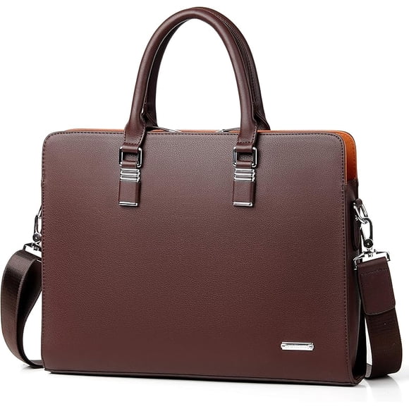 FSD.WG]Business Bag Leather Briefcase Shoulder Laptop Business Bag for Men