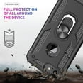 thumbnail image 5 of 3in1 Case Bundle for Apple iPhone 8, 7, SE, Heavy Duty Case with Built-in Kickstand, Dual Layer Protection with 2 Clear Screen Protectors, Sturdy Case for Apple iPhone 8, 7, SE,, Black, 5 of 7