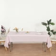 thumbnail image 6 of (12 Pack) Light Pink Premium Rectangle Heavy-Duty Plastic Table Covers (Reusable), 6 of 6