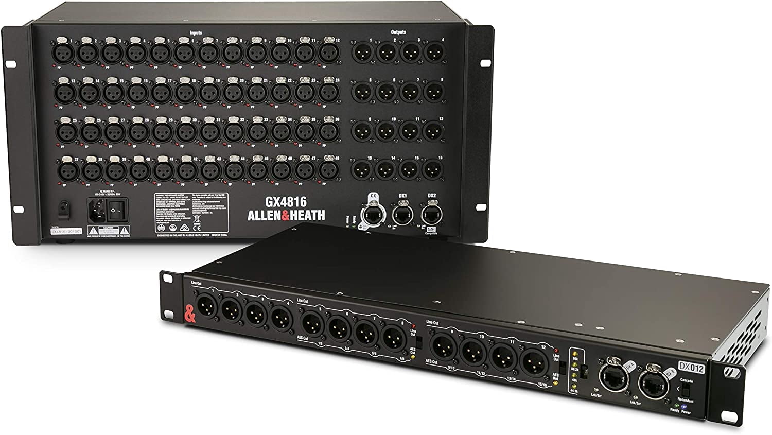 48 x 16 audio expander with dLive 96kHz mic preamp