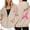 Khaki, variant on Womens Zip Up Hoodie Pullover Cancer Awareness Ribbon Long Sleeve Pocket Front Comfortable Soft Cozy Casual Sweatshirt for Everyday Wear