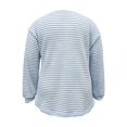 thumbnail image 4 of BOOMNY Women's Long Sleeve Tshirts Crew Neck Plus Size T-Shirt Loose Fall Tee Tops for Women, 4 of 5