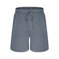 thumbnail image 4 of Mlzmgr Shorts for Men Drawstring Elastic Waisted Loose Fitted Casual Shorts Activewear Loungewear Shorts for Men, 4 of 7