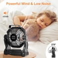 thumbnail image 5 of Dkois Ventilador Solar A Batería Recargable, 5 of 5