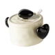 thumbnail image 3 of Tazón de ramen de 1100 ml, versátil, para fideos instantáneos, ideal para gachas, dormitorio, hogar. negro, 3 of 9