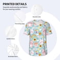 thumbnail image 3 of Hirioo Love You Rabbit for Men's Baseball T-shirt Shirts Short Sleeve Casual Summer Button Stretch T Shirts,Size S-4XL-3X-Large, 3 of 7