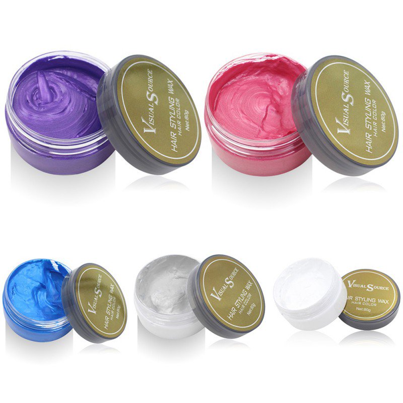 5 Colors Professional Dynamic Style Hair Wax Temporary Hair Dye Wax