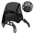 thumbnail image 4 of Short Motorcycle Windshield Wind Deflector Fairing for  Leoncino 250, Easy to Install, Durable, Enhances Motorbike Appearance, 4 of 7