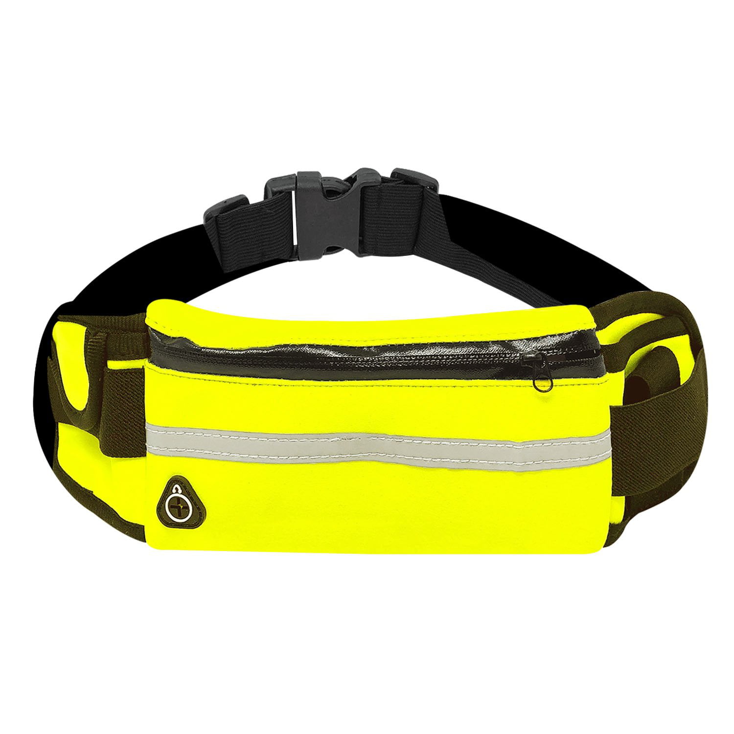 Run Chao Running Belt Waist Pack Pocket Outdoor Sweatproof Water-Resistant Reflective Waist Bag Runners Belt Dual Pouch Bag for Jogging or Gym Workouts Hiking Fitness Workout Belt 