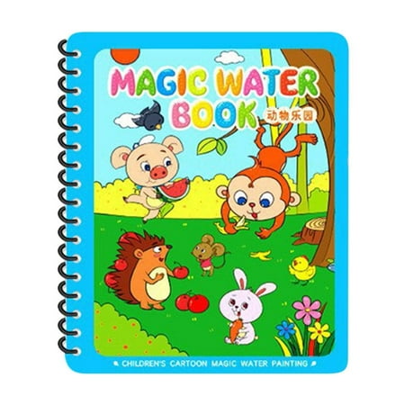 

Children Water Painting Book Repeated Graffiti Clear Water Pen Coloring Painting Book Kindergarten Repeated Coloring Painting Book