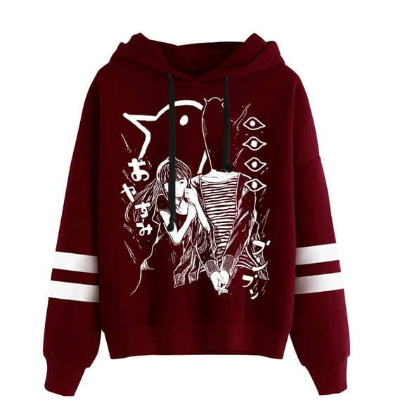 Oyasumi Punpun Pullover Hoodie Women Men Hooded Sweatshirt Long Sleeve Fashion Clothes