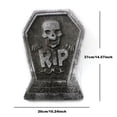 thumbnail image 3 of TIELUTT Halloween Cemetery Foam Decoration Garden Decoration Plug Full Bed Frame with Mattress Included Set Japanese Garden Statues Outdoor Garden Statue Platform Bed Frame Full Size Full Size Bed Fr, 3 of 4