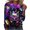 Purple#22, variant on Feancey Fun Gifts Mardi Gras T Shirts for Women Long Sleeve Carnival Tops Holiday Casual Round Neck Mask Graphic Tees Novelty Party Blouse 2025 Spring Sales Wine XXL