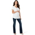 thumbnail image 7 of Sofia Jeans by Sofia Vergara Rosa Curvy Ankle Full Band Maternity Jeans, Sizes S-XXL, 7 of 7