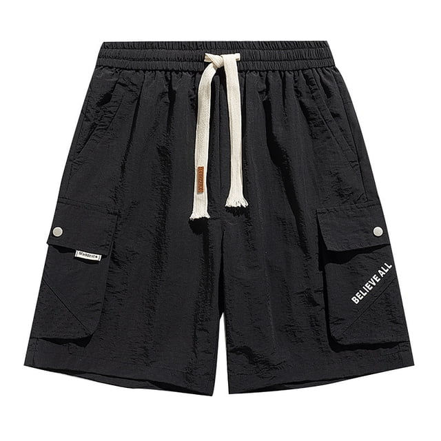 pstuiky Pantalones cortos deportivos para hombre, Pantalones cortos informales para hombre, para uso diario, para playa, trabajo y actividades al aire libre, transpirables.