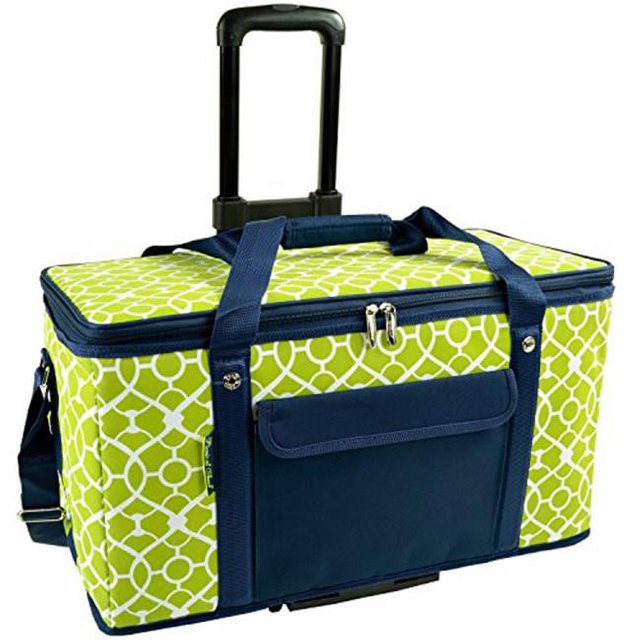 Picnic at Ascot 8036-TG Extra Grand Hybride Pliant Refroidisseur sur Roues, Treillis Vert