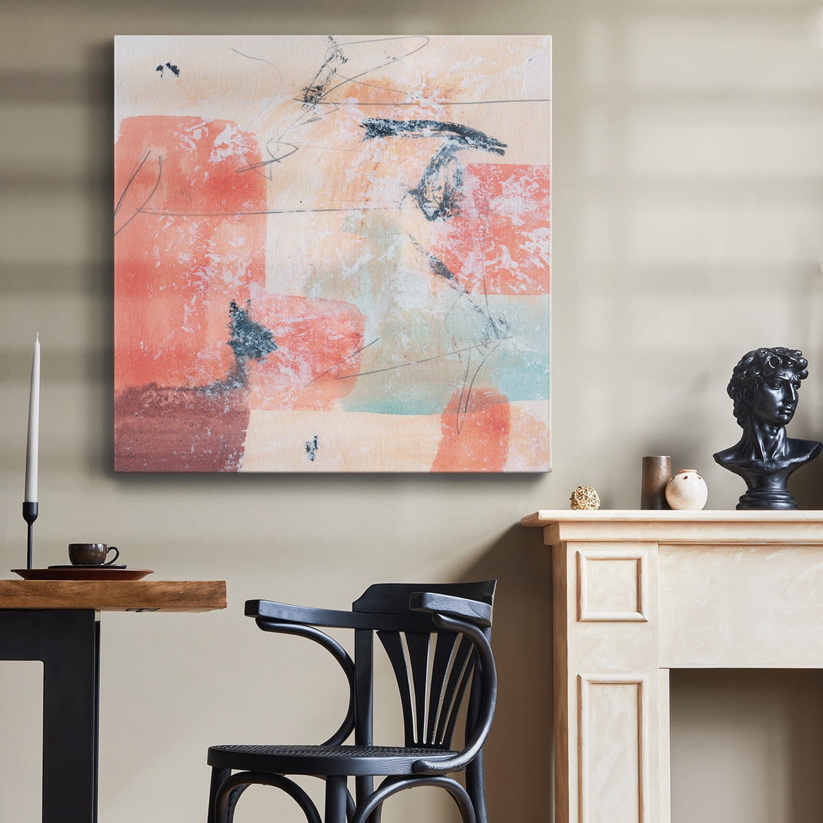 Wexford Home Warm Underneath III-Premium Gallery Wrapped Canvas, 10" x 10" - Ready to Hang