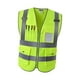 thumbnail image 4 of 2x Chaleco de Seguridad con Visibilidad Y Reflejo de Chaleco de 360 degree para Trabajadores de La Construcción, Cruceros de Tráfico, Policía Zulema chaleco de seguridad de ropa de trabajo, 4 of 8