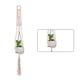 thumbnail image 1 of Yuarrent Cestas colgantes 100 hechas a mano, soporte para plantas, macramé, colgador de plantas, maceta para colgar en la pared interior, soporte para Jardín y Patio No.05 Yuarrent HA001777-05, 1 of 6