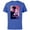 Royal Heather, variant on Marvel Spider-Man: Across the Spider-Verse Eye Reflections - Short Sleeve Cotton T-Shirt for Adults - Customized-Black