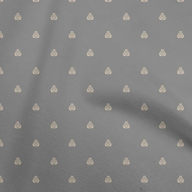 oneOone Viscose Chiffon Gray Fabric Block Sewing Material Print Fabric By The Yard 42 Inch Wide