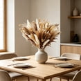 thumbnail image 4 of Decoración de pasto pampa falso con colas de conejo, 38-43 cm, beige, tallos de seda y metal, centro de mesa boho para bodas y hogar, paquete de 1, 4 of 6