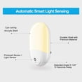 thumbnail image 3 of 4PCS LED Wall Plug-in Night Light Lamp with Automatic Light Sensor Soft Warm White / Electric Outlet Plug(US Plug), 3 of 7