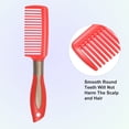 thumbnail image 3 of Cepillo para el cabello Unique Bargains rojo plástico, 3 of 7