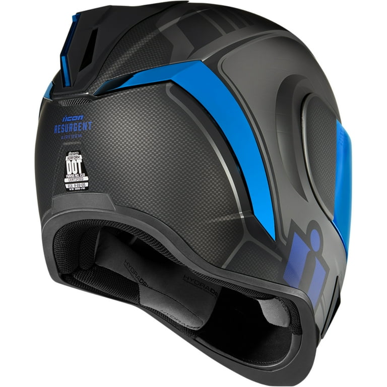 ファッションアイテム人気ランキング Icon Airform Resurgent Motorcycle Helmet Blue 3XL - Walmart.com セキュリティ・セーフティ