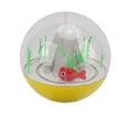 thumbnail image 1 of Juguete interactivo con forma de pez para gatos, color amarillo, 1 of 14