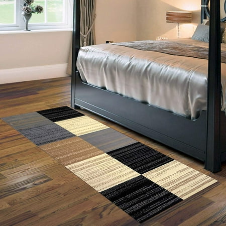 Pyramid Décor Area Rugs Rug Gray For Livingroom Living Room 2 X 5 Three Color Square Tiles Design