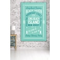 thumbnail image 2 of Long Beach Island, New Jersey, Typography Symmetrical (36x54 Giclee Gallery Art Print, Vivid Textured Wall Decor), 2 of 3