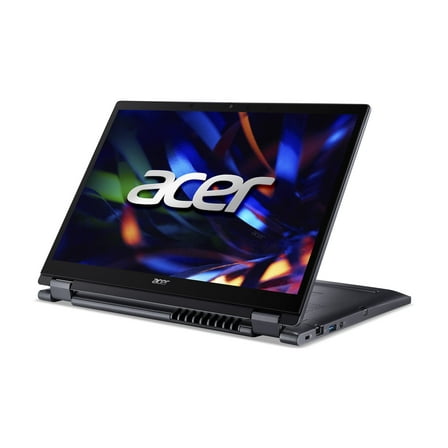 Acer TravelMate P4 Spin 14 TMP414RN-53 - Flip design - Intel Core i5 - 1335U / up to 4.6 GHz - Win 11 Pro Education - Intel Iris Xe Graphics - 16 GB RAM - 512 GB SSD - 14" IPS touchscreen 1920 x 1200 - Gigabit Ethernet - Wi-Fi 6E, Bluetooth - slate blue - kbd: US Intl