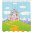 thumbnail image 3 of Ambesonne Tale Shower Curtain, Magnificent Castle, 69"Wx70"L, Multicolor, 3 of 3