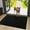 Black, variant on Buganda Indoor Doormat for Entrance, Washable Dirt Trapper Front Door Rug, Absorbent Non-Slip Low-Profile Door Mat(32"x20", Brown)
