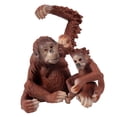 thumbnail image 3 of 2pcs Gibbon Monkey Model toy for kids Miniatura Jardín de hadas Decoración para hogar, 3 of 8