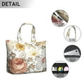 thumbnail image 3 of Bright Watercolor Flower Print Duffel Artistic Floral Weekender Tote, Lightweight, , Large Capacity, 3 of 5